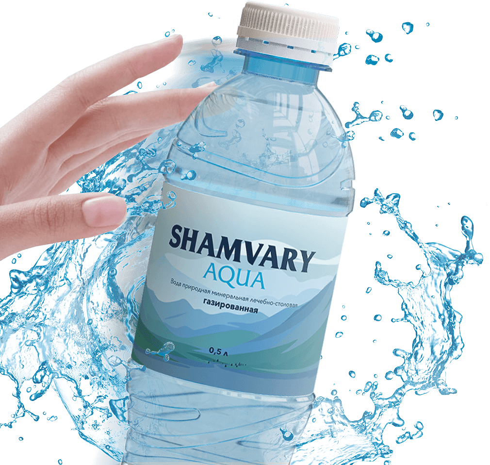 Вода Shamvary брызги воды